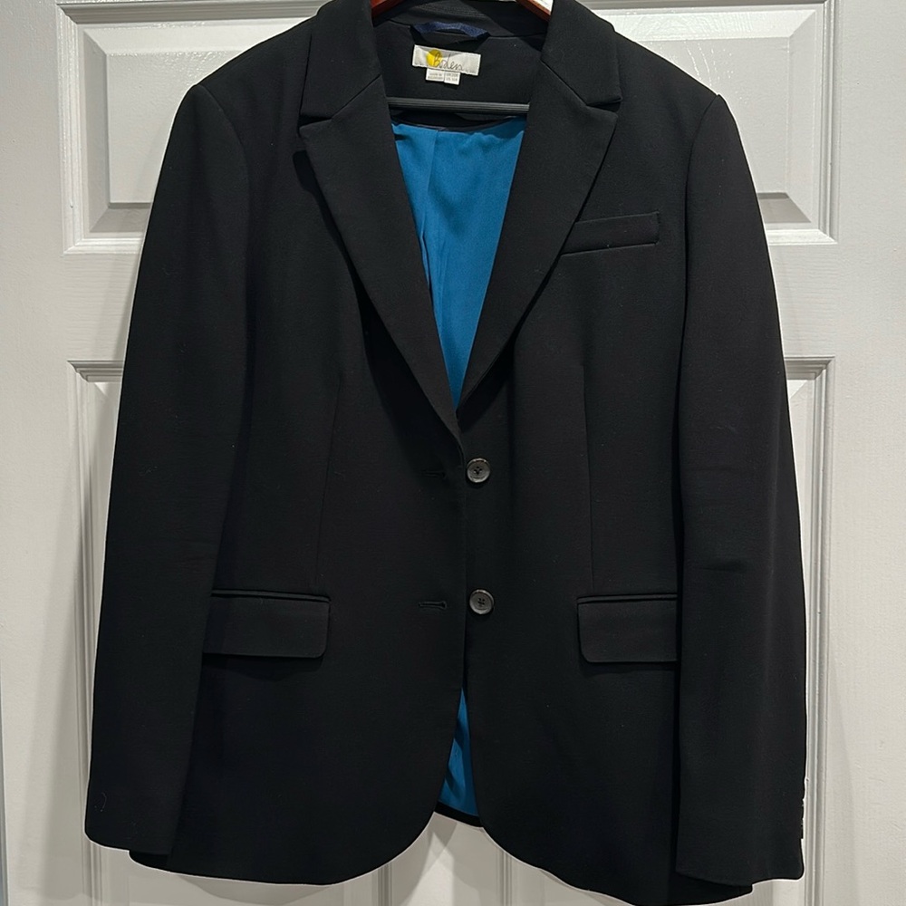 Boden Black Blazer Suit Jacket Size US 16